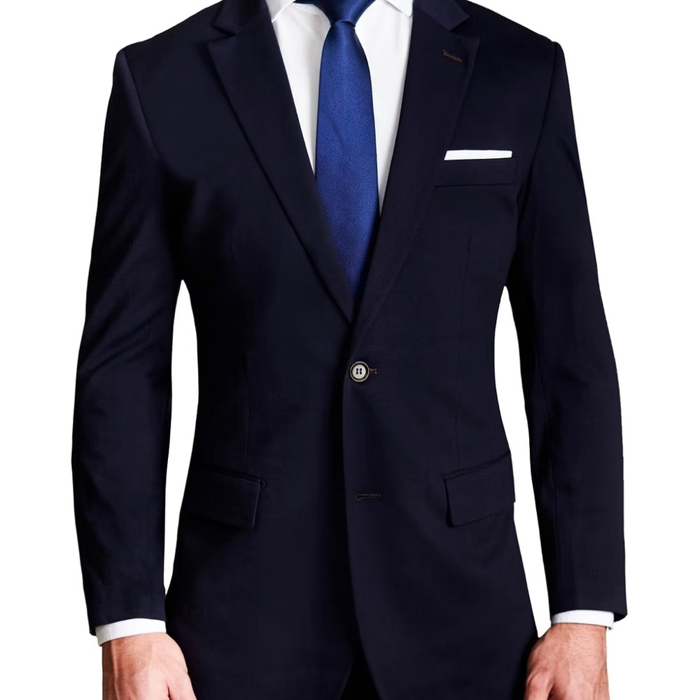 Athletic Fit State & Liberty suit jacket. Navy